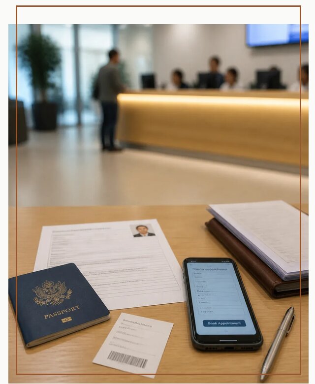 Запись в визовый центр в Боре для подачи документов