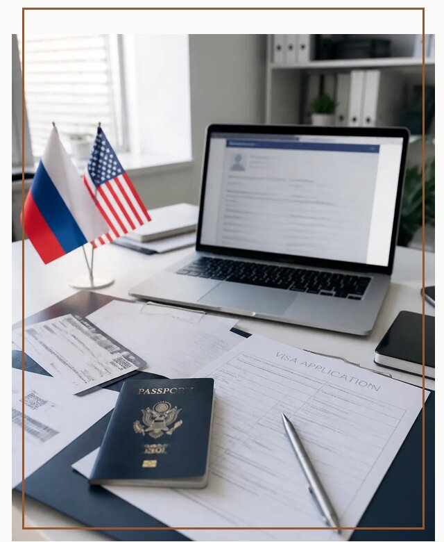 Оформление визы в США для туристов и бизнеса в Боре