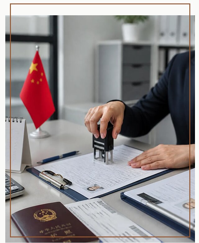 Оформление визы в Китай для поездки и работы в Боре