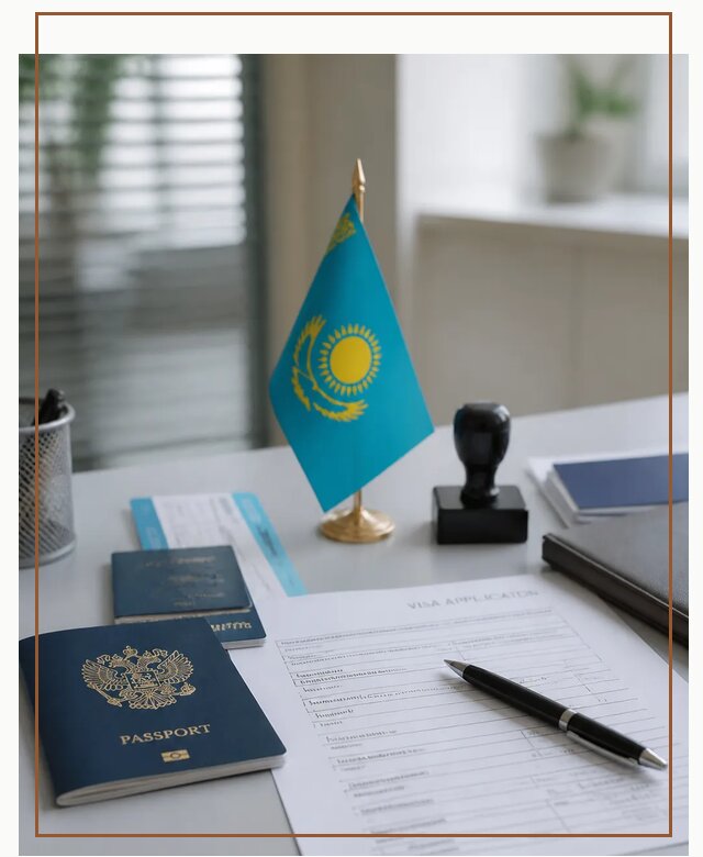 Оформление визы в Казахстан для поездки и работы в Боре